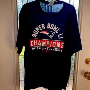 New England Patriots 2XL T-Shirt Navy